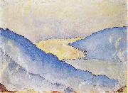 Ferdinand Hodler Abendnebel am Thunersee china oil painting artist